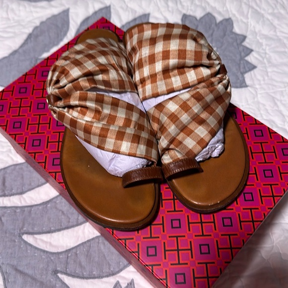 Tory Burch Shoes - Tory Burch used Scarf sandals